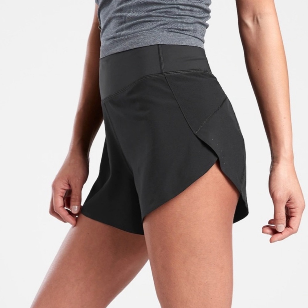 Athleta Run With It Shorts Pink